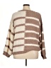 Bibi Stripes Brown Pullover Sweater Size XL - photo 2