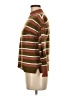 Madewell Stripes Brown Turtleneck Sweater Size XXS - photo 5
