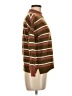 Madewell Stripes Brown Turtleneck Sweater Size XXS - photo 4