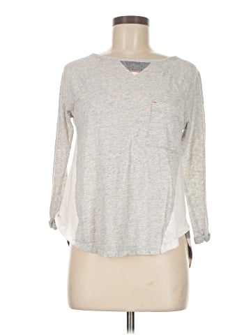 Little Yellow Button 3/4 Sleeve T-Shirt (view 1)