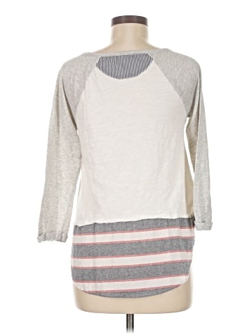 Little Yellow Button 3/4 Sleeve T-Shirt (view 2)