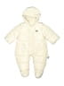 Assorted Brands 100% Polyester Ivory Snow Pants With Bib Size 75 cm / US 9-12 MO - photo 1