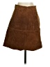 Zara Basic Brown Faux Leather Skirt Size XS - photo 2