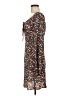 Shein 100% Polyester Print Brown Casual Dress Size XS - photo 5