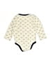 Hb 100% Cotton Ivory Long Sleeve Onesie 18-24 MO / 24 MO - photo 2