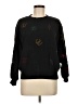 Chaser 100% Cotton Hearts Black Pullover Sweater Size S - photo 1