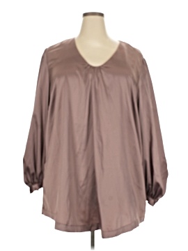 Melissa Mc Carthy Seven7 3/4 Sleeve Blouse