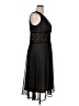 Connected Apparel 100% Polyester Black Cocktail Dress Size 14w - photo 4