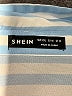 Shein 100% Polyester Stripes Blue 3/4 Sleeve Blouse Size 14 - photo 7