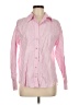 Monrow Stripes Pink Long Sleeve Button-Down Shirt Size XS - photo 1