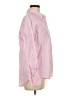 Monrow Stripes Pink Long Sleeve Button-Down Shirt Size XS - photo 4