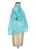 Cali 100% Cotton Teal Short Sleeve Blouse Size XS - photo 4