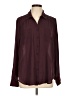 Torrid 100% Polyester Burgundy Long Sleeve Blouse Size Lg Plus (0) - photo 1