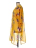 Ambiance 100% Polyester Yellow Kimono Size M - photo 5