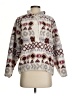 Lou & Grey 100% Polyester Argyle White Pullover Sweater Size S - photo 1