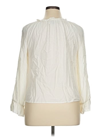 Skies Are Blue Long Sleeve Blouse (view 2)