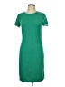 Popular 21 Solid Green Casual Dress Size L - photo 1