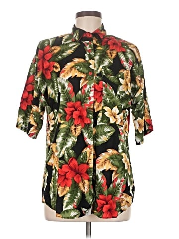 Michele Leslie of California 3/4 Sleeve Button-Down Shirt (view 1)
