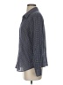 Joie 100% Cotton Houndstooth Gray Long Sleeve Button-Down Shirt Size S - photo 5