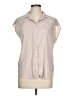 T Tahari 100% Polyester Tan Sleeveless Blouse Size L - photo 1