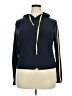 Feathers Blue Fleece Size 2X - photo 1