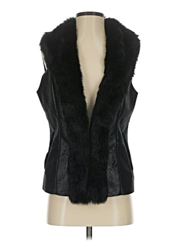 White House Black Market Faux Fur Vest (view 1)