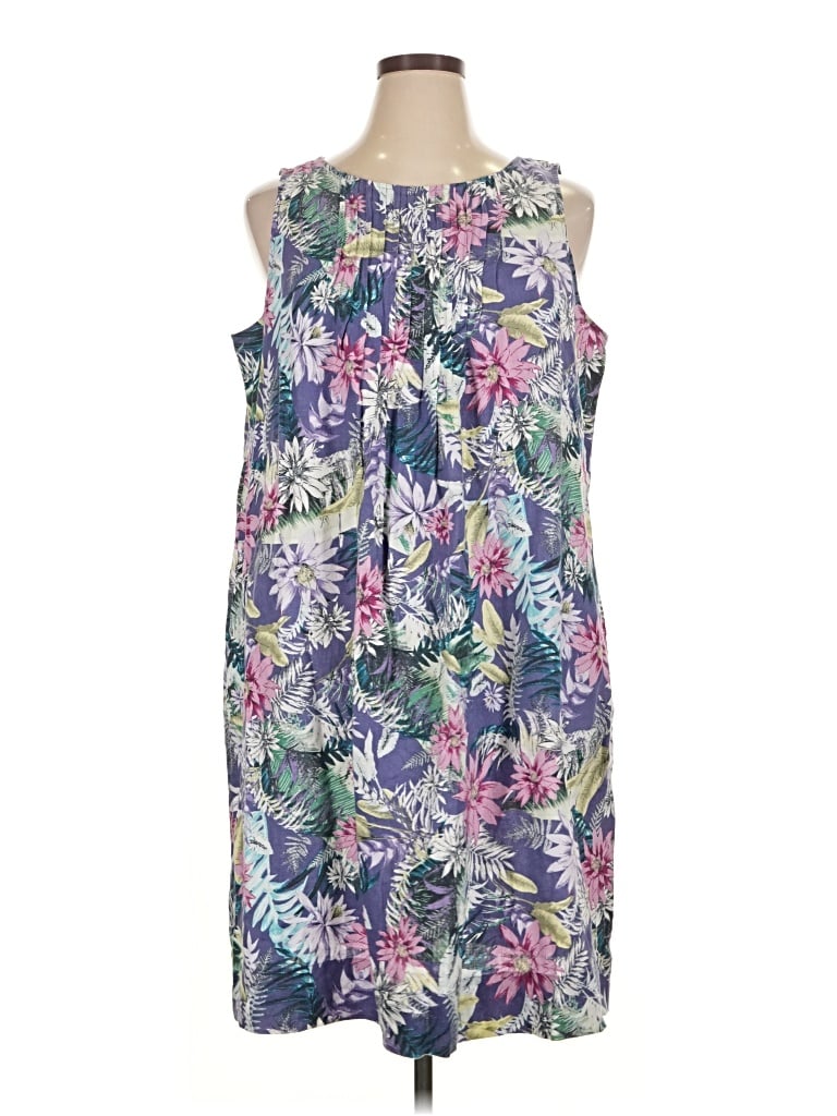 Pre-owned Jjill Casual Dress In Blue