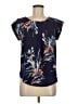 Alice Blue 100% Polyester Blue Short Sleeve Blouse Size S - photo 1