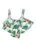 Unbranded Tropical White Swimsuit Top Size L - photo 1