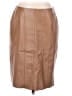 Etcetera 100% Leather Tan Leather Skirt Size 6 - photo 1