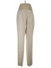 Kasper Solid Tan Linen Pants Size 12 - photo 2