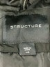 Structure 100% Polyester Solid Black Track Jacket Size L - photo 6