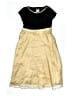 Emily West 100% Polyester Gold Dress Size 10 - photo 1