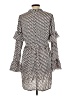 Missguided 100% Polyester Houndstooth Gray Casual Dress Size 12 - photo 2