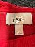 Ann Taylor LOFT 100% Polyester Red Sleeveless Blouse Size L - photo 7