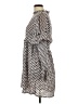 Missguided 100% Polyester Houndstooth Gray Casual Dress Size 12 - photo 5