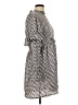 Missguided 100% Polyester Houndstooth Gray Casual Dress Size 12 - photo 4