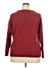 Evri Solid Red Pullover Sweater Size 2X - photo 2