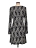 MICHAEL Michael Kors Graphic Paisley Blue Gray Casual Dress Size L - photo 2