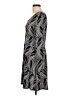 MICHAEL Michael Kors Graphic Paisley Blue Gray Casual Dress Size L - photo 5