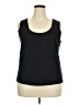 Joan Vass Black Tank Top Size 3X - photo 1