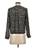 H&M 100% Polyester Black 3/4 Sleeve Blouse Size 2 - photo 2