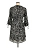 Evans 100% Polyester Print Black Casual Dress Size 14 - photo 2