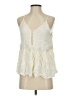 See U Soon 100% Viscose Ivory Sleeveless Blouse Size S - photo 1