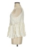 See U Soon 100% Viscose Ivory Sleeveless Blouse Size S - photo 5