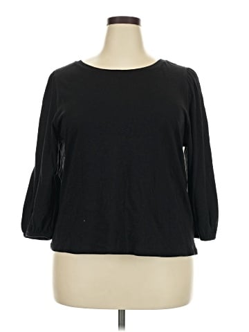 a.n.a. A New Approach 3/4 Sleeve T-Shirt (view 1)