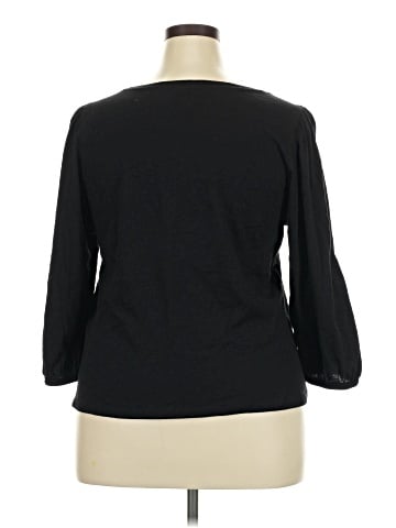 a.n.a. A New Approach 3/4 Sleeve T-Shirt (view 2)