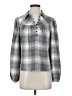 Evereve Gray Long Sleeve Polo Size XS - photo 1