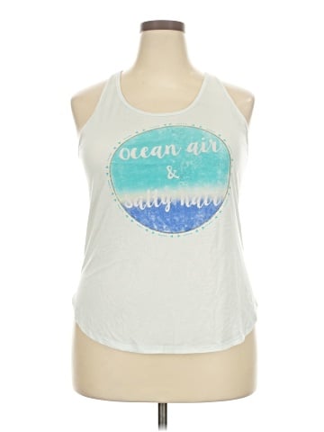 Chin Up Sleeveless T-Shirt (view 1)