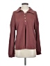 Shein Burgundy Long Sleeve Polo Size 4 - photo 1